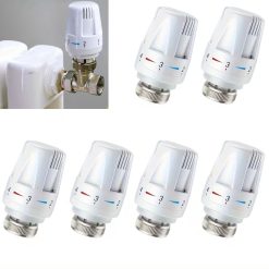 6-Piece Thermostatic Radiator Valve Head
